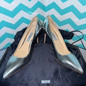 Prada Calzature Donna Pump Heel with Dust Bag Women's Size 38.5